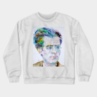 GUSTAV MAHLER watercolor portrait .2 Crewneck Sweatshirt